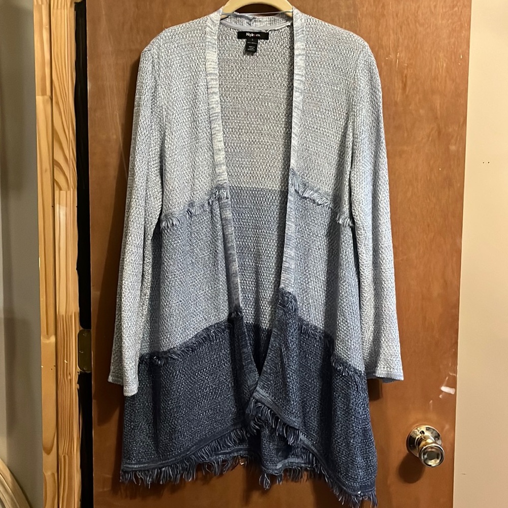 Style & Co. Lightly used tunic style open sweater